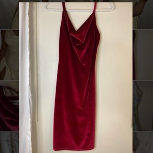 Velvet Mini Cocktail Dress